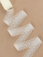 Кружево капроновое, 30 мм × 10±1 м, молочное - Фото 2