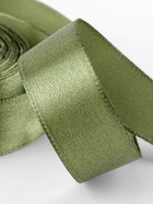 Лента атласная, 20 мм, 23±1 м, зелёная - Фото 3