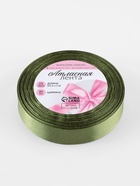 Лента атласная, 20 мм × 23 ± 1 м, цвет травяной №55 - фото 809433972