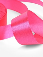 Лента атласная, 20 мм, 23±1 м, ярко-розовая №190 - Фото 4