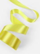 Лента атласная, 40 мм, 23±1 м, жёлтая - Фото 3