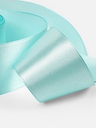 Лента атласная, 40 мм, 23±1 м, голубая №211 - Фото 4