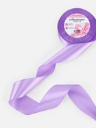 Лента атласная, 40 мм, 23±1 м, сиреневая №21 - Фото 2