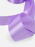 Лента атласная, 40 мм, 23±1 м, сиреневая №21 - Фото 4