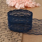 Кружево капроновое, 45 мм, 8.5±1 м, цвет синий - Фото 3