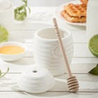 Ёмкость для мёда BellaTenero, 300 мл, с ложкой, фарфор, белая - Фото 9