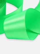 Лента атласная, 40 мм × 23 ± 1 м, цвет зелёный №130 - Фото 3