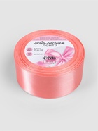 Лента атласная, 40 мм, 23±1 м, розовая №66 - Фото 5