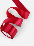 Лента атласная, 50 мм, 23±1 м, красная №33 - Фото 3