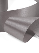 Лента атласная, 40 мм, 23±1 м, серая №60 - Фото 3