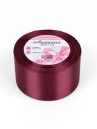 Лента атласная, 50 мм × 23±1 м, винная №165 - Фото 6