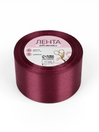 Лента атласная, 50 мм × 23±1 м, винная №165 - Фото 7