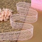 Кружево капроновое, 45 мм, 8.5±1 м, цвет розовый - Фото 1