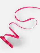 Лента атласная, 10 мм, 23±1 м, ярко-розовая - Фото 3