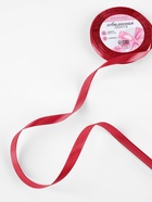 Лента атласная, 10 мм × 23 ± 1 м, цвет глубокий красный №33 - Фото 2