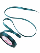 Лента атласная, 10 мм, 23±1 м, тёмно-бирюзовая №62 - Фото 3