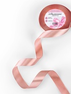 Лента атласная, 20 мм, 23±1 м, цвет розовое золото №146 - Фото 2