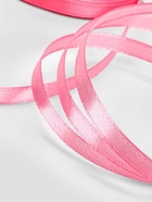 Лента атласная, 6 мм, 23±1 м, насыщенно-розовая №05 - Фото 3