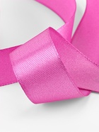 Лента атласная, 20 мм, 23±1 м, ярко-сиреневая - Фото 4