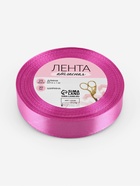 Лента атласная, 20 мм, 23±1 м, ярко-сиреневая - Фото 6
