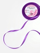 Лента атласная, 6 мм, 23±1 м, фиолетовая №34 - Фото 2