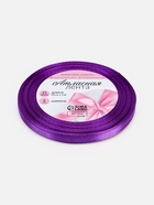 Лента атласная, 6 мм, 23±1 м, фиолетовая №34 - Фото 4