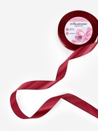 Лента атласная, 20 мм, 23±1 м, бордовая №37 - Фото 2