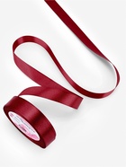 Лента атласная, 20 мм, 23±1 м, бордовая №37 - Фото 3