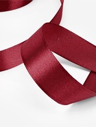 Лента атласная, 20 мм, 23±1 м, бордовая №37 - Фото 4