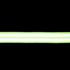 Светоотражающая лента-стропа, 20 мм, 5 ± 1 м, 2 полосы, цвет салатовый - Фото 4
