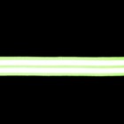 Светоотражающая лента-стропа, 20 мм, 5±1 м, 2 полосы, салатовая - Фото 4