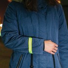 Светоотражающая лента-стропа, 20 мм, 5±1 м, 2 полосы, салатовая - Фото 3