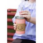 Стакан керамический «Хорошее настроение», 420 мл, с крышкой и трубочкой, МИКС - Фото 7