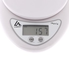 Весы кухонные Luazon LVK-501, электронные, до 5 кг, белые - Фото 10
