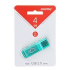 Флешка Smartbuy Glossy, 4 Гб, USB2.0, чт до 25 Мб/с, зап до 15 Мб/с, зелёная - Фото 2