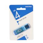 Флешка Smartbuy Glossy, 4 Гб, USB2.0, чт до 25 Мб/с, зап до 15 Мб/с, синяя - Фото 3