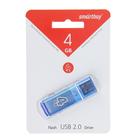 Флешка Smartbuy Glossy, 4 Гб, USB2.0, чт до 25 Мб/с, зап до 15 Мб/с, синяя - Фото 5