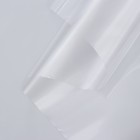 Плёнка для цветов и флористики, прозрачная 0.9×12.4 м, 400 г, 40 мкм - Фото 3