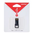 Флешка Smartbuy BIZ, 4 Гб, USB2.0, чт до 25 Мб/с, зап до 15 Мб/с, чёрная - Фото 2