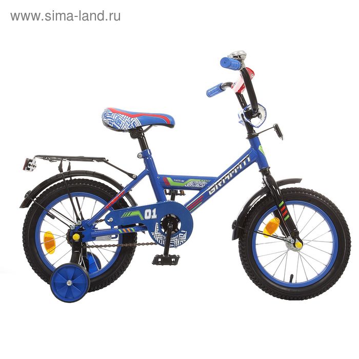 Велосипед 14" GRAFFITI Classic Boy, цвет синий - Фото 1