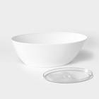 Горшок для цветов с поддоном Plast-Avenue «Лодочка», 3 л, пластиковый, белый - Фото 3