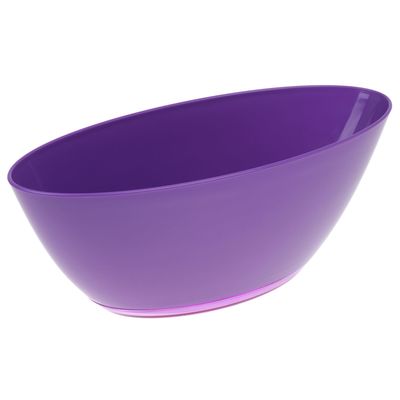 Горшок с поддоном «Лодочка», 3 л, цвет фиолетовый