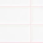 Панель ПВХ «Плитка Белая», 955×480 мм, розовый шов - Фото 2