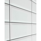 Стеновая панель ПВХ «Плитка», 957×482 мм, цвет белый/чёрный шов - Фото 3