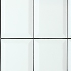 Стеновая панель ПВХ «Плитка», 957×482 мм, цвет белый/чёрный шов - Фото 4