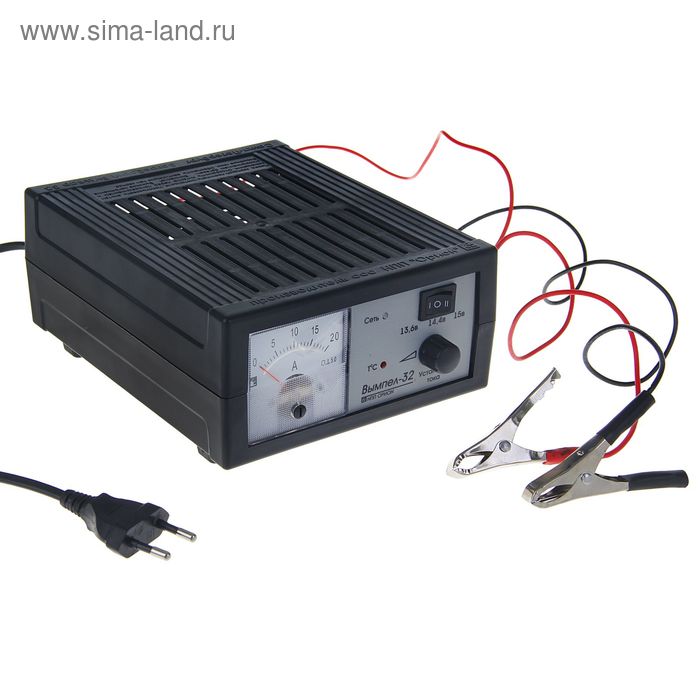 Зарядно-предпусковое устройство "Вымпел-32",0.8-20 А,12 В,для гелевых кислотных и AGM АКБ - Фото 1