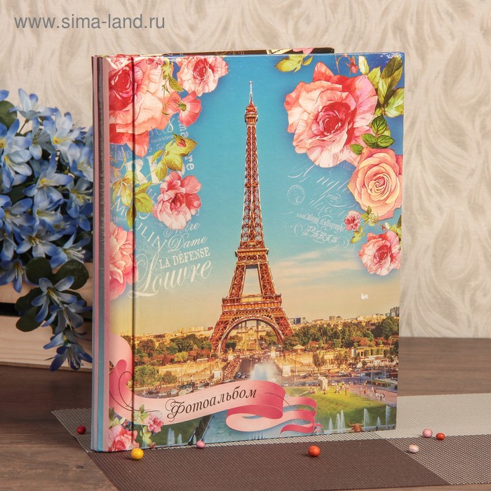 Фотоальбом на 20 магнитных листов "Париж" с эффектом 29х24 см - Фото 1