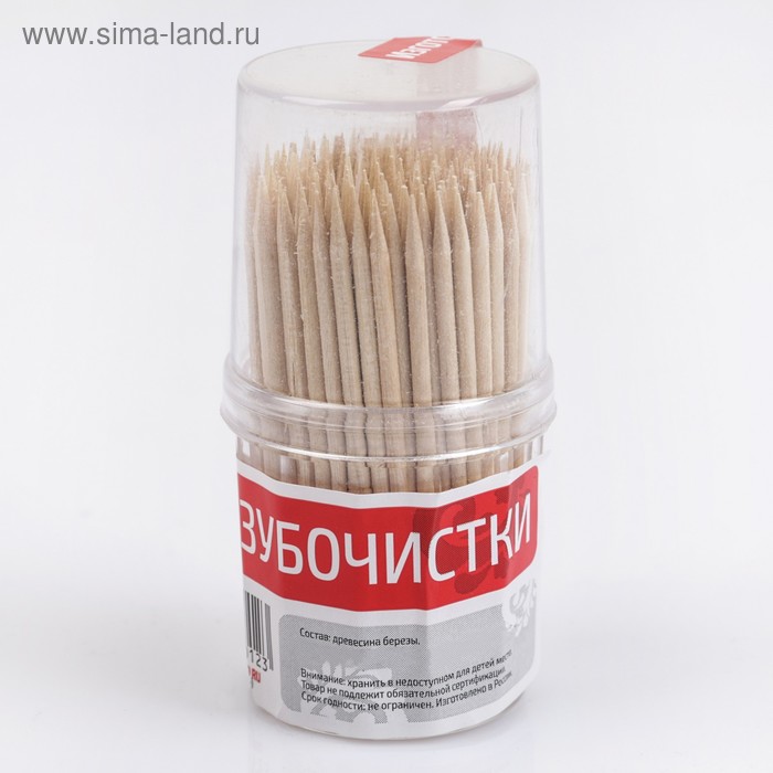 Зубочистки Доляна, 190 шт - Фото 1