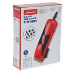 Машинка для стрижки Atlanta ATH-6885, 4 насадки, 9 Вт, 230 В, красная - Фото 4