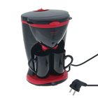 Кофеварка Atlanta ATH-531, 450 Вт, 230 В, 2 керам.чашки, черный/красный - Фото 1
